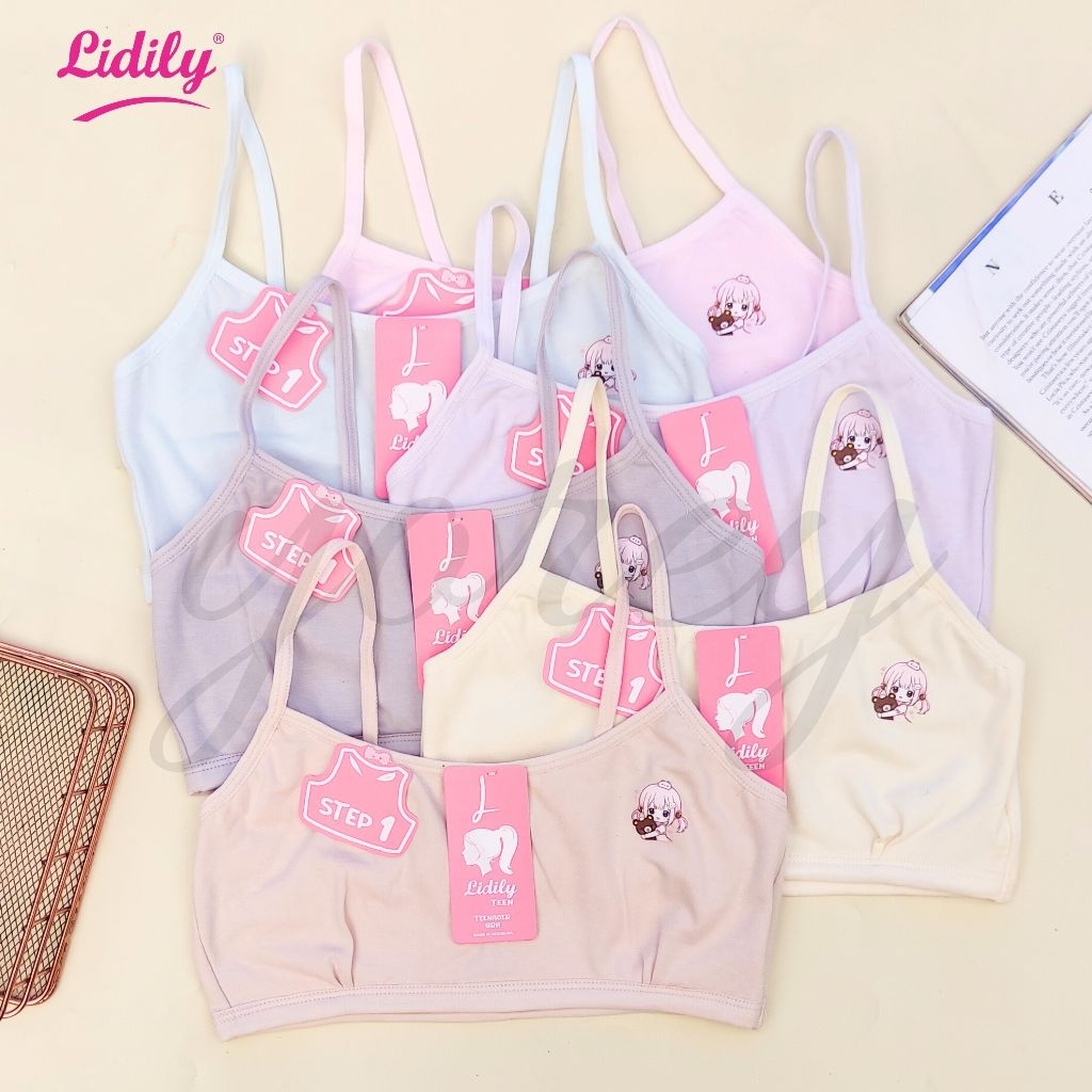 Lidily Miniset Anak Miniset Remaja Bra Miniset Anak Remaja Miniset Anak Perempuan MZ145 Tali Kecil