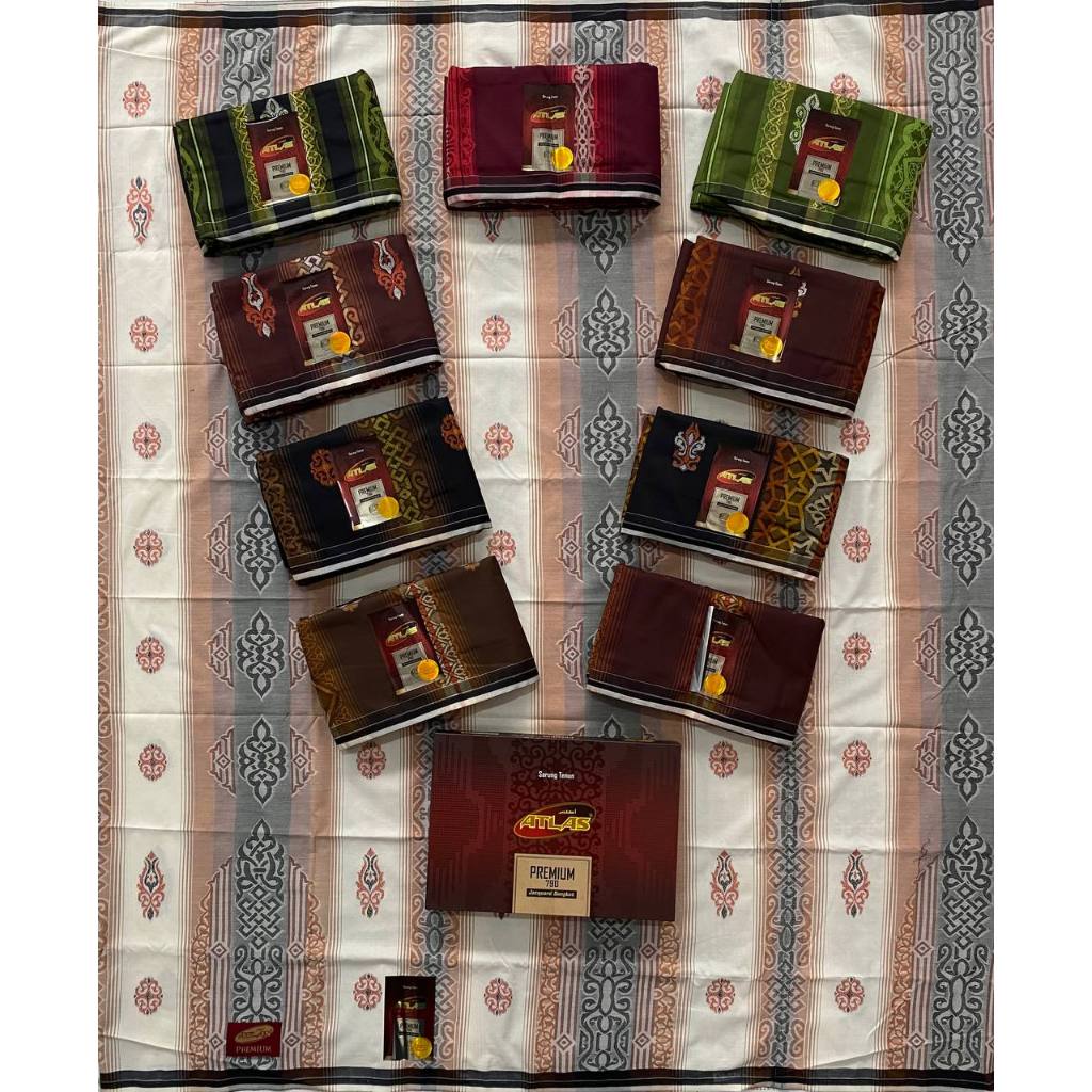 SARUNG ATLAS SUPER PREMIUM JACQUARD 790 SARUNG ATLAS SONGKET