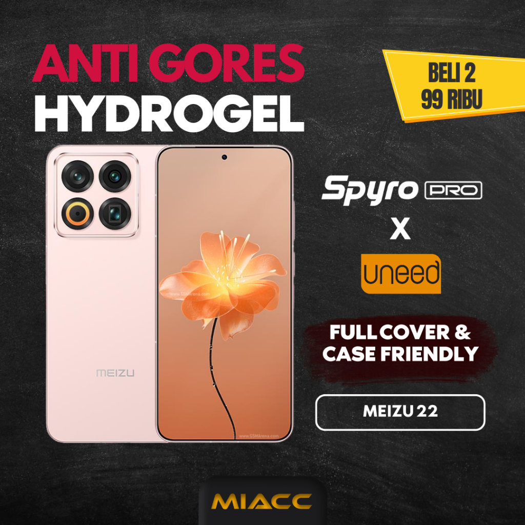 SCREEN PROTECTOR ANTI GORES HYDROGEL MEIZU 22 SPYRO PRO