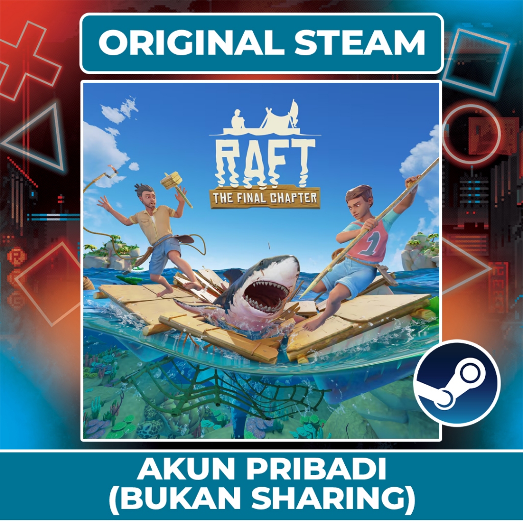 Raft – Game PC Steam (Original) | Include DLC | Masuk ke Akun Pribadi