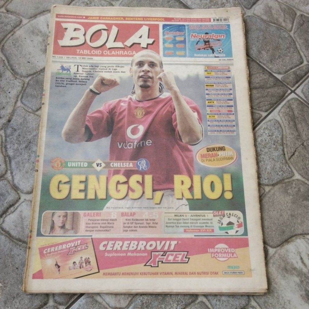 BOLA TABLOID OLAHRAGA SELASA 10 MEI 2005