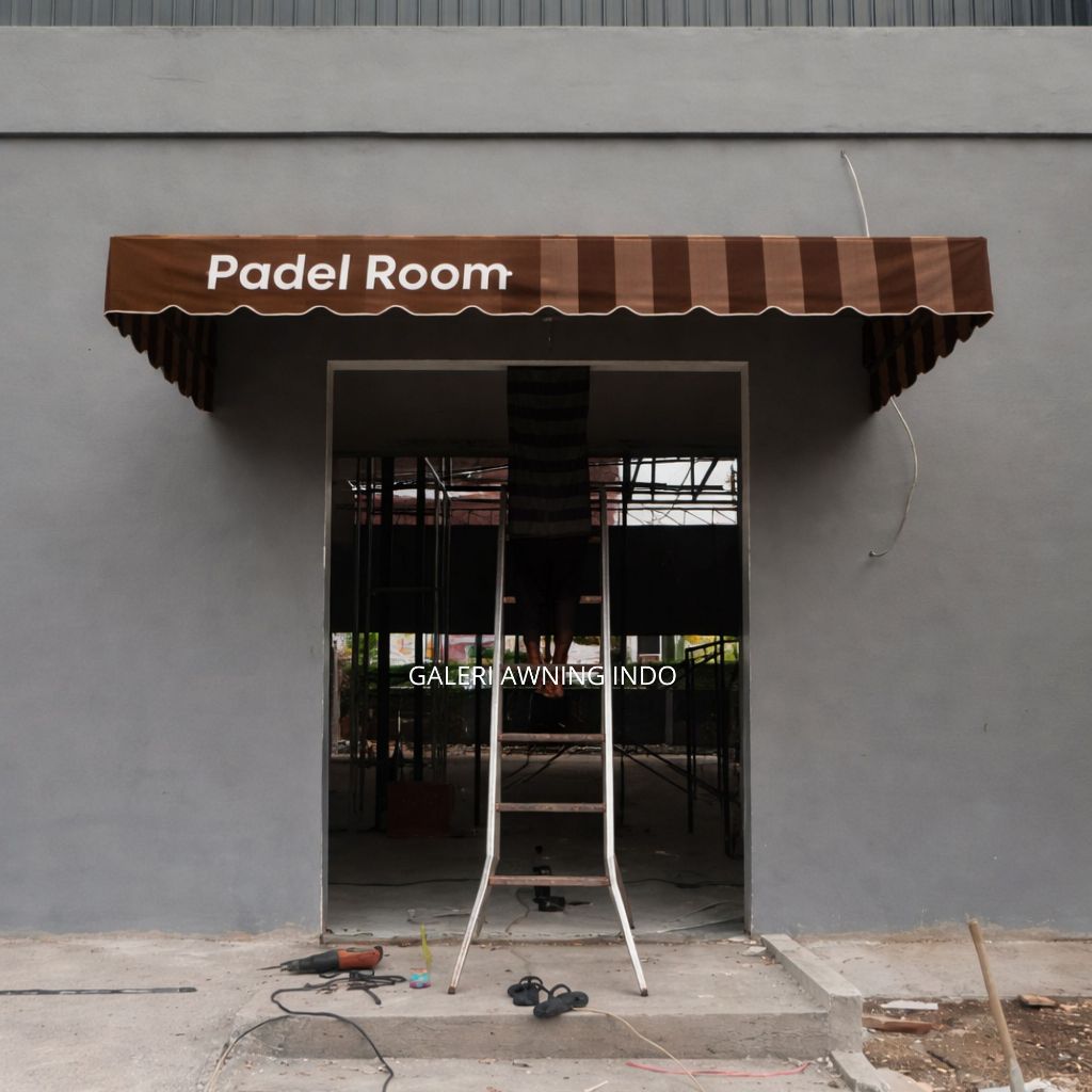 Awning Kain Elegan untuk Café, Toko, & Rumah