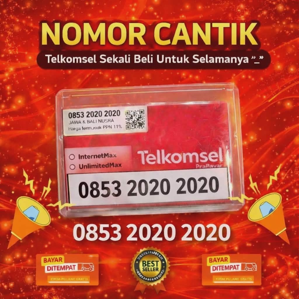 NOMOR CANTIK TELKOMSEL ABAB ABAB RAPI SUPER CANTIK VIRAL
