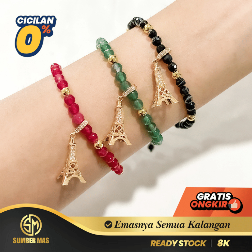 SUMBER MAS - Gelang Kolong Kristal Fashion 8K