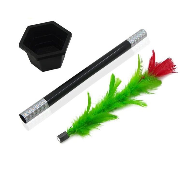  SJA  Alat Sulap Wand to Flower Sulap Tongkat Jadi Bunga / Sulap memunculkan Bunga / Sulap Tongkat B