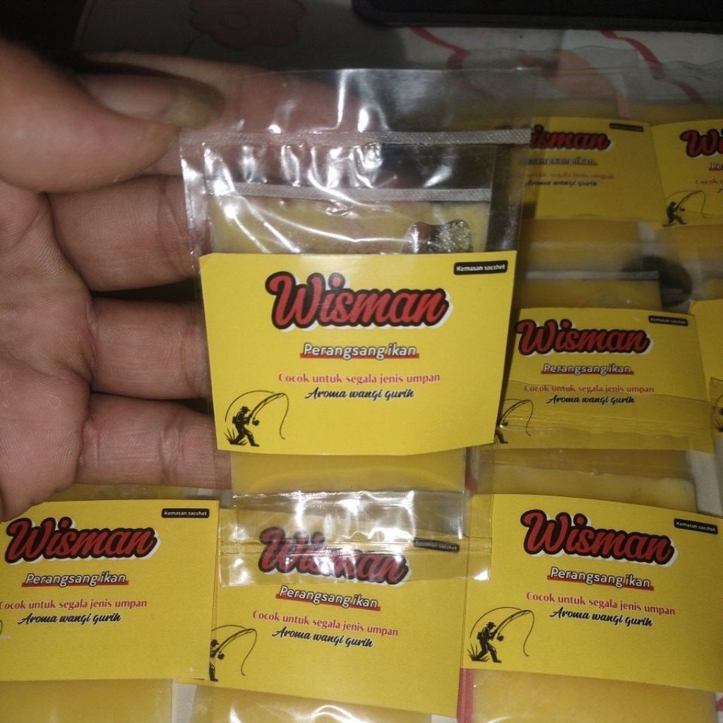 Wisman Umpan Pancing Perangsang Ikan Wangi Gurih Cocok Segala Jenis Umpan