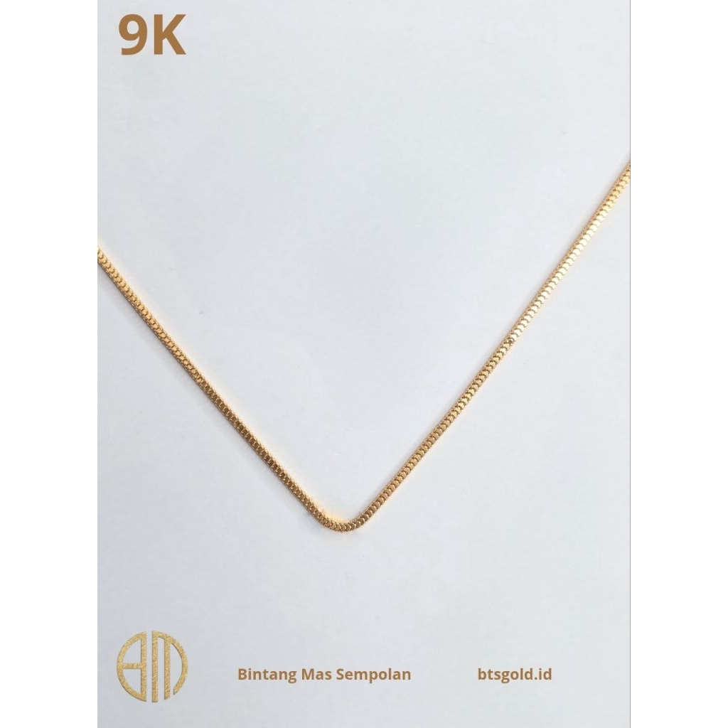 Kalung Dewasa Milano Emas Asli