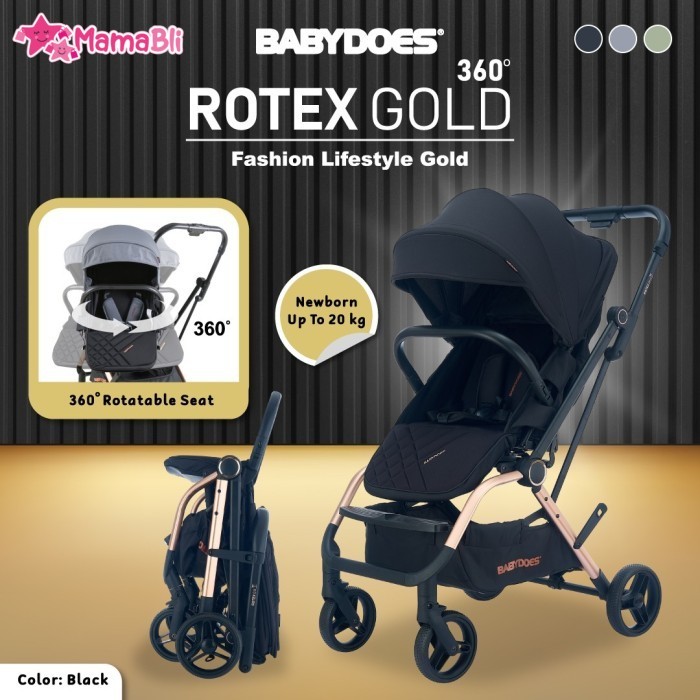 BabyDoes BD 4291 Rotex Gold 360 / Kereta Dorong BabyDoes Rotex / Stroller BabyDoes