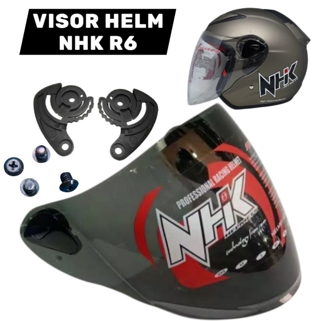 VISOR NHK R6 ORIGINAL / RACHET NHK R6 / BAUD NHK R6