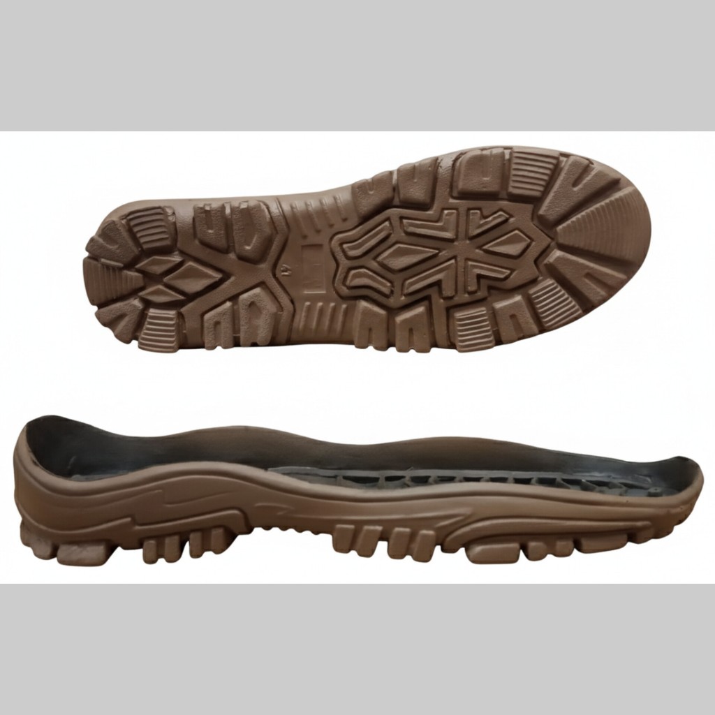 Sol Sepatu PDL Celica Warna Krem Bahan PVC Ringan Kokoh dan Awet - Outsole Sepatu Boot TNI POLRI Sec