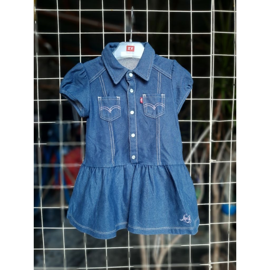 DRESS L3VIIS ANAK CEWEK BABY TAG SIZE 90