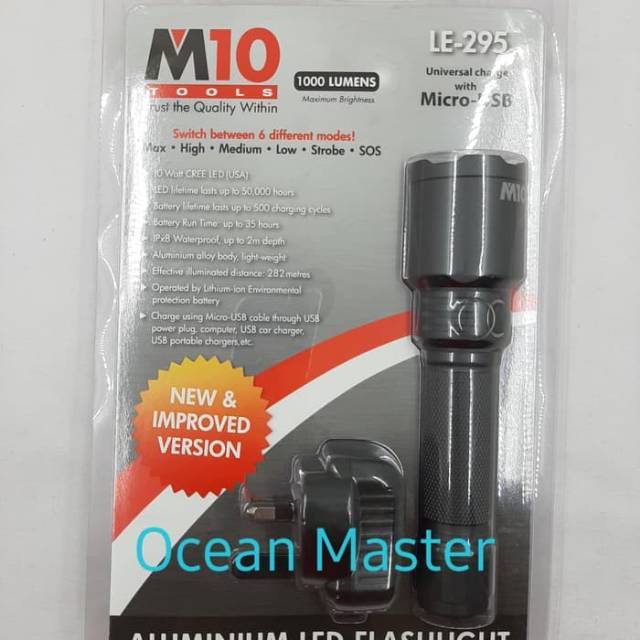 Flash Light M10 LE-295 / Senter LED M10