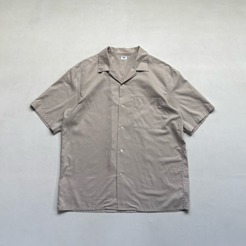 Uniqlo Open Collar Basic Shirt M