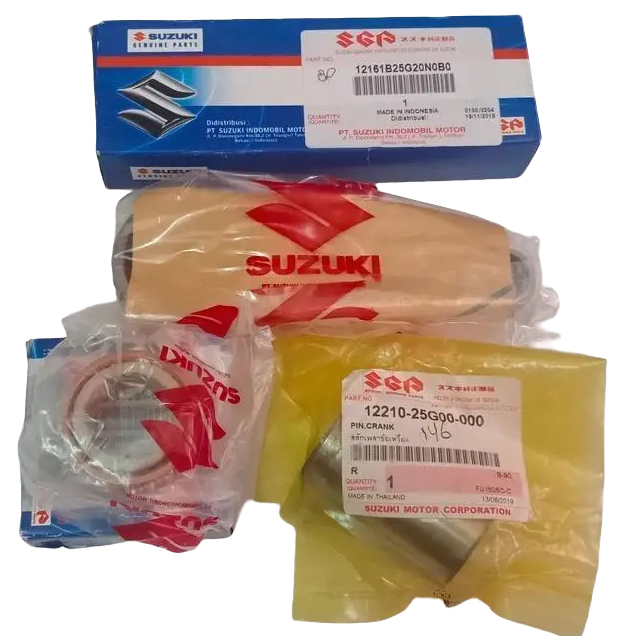 SUZUKI STANG SEHER SATRIA FU KARBURATOR SEMUA TAHUN KOMPLIT ASLI SGP 100% (STANG+PEN+LAHAR BAMBU)