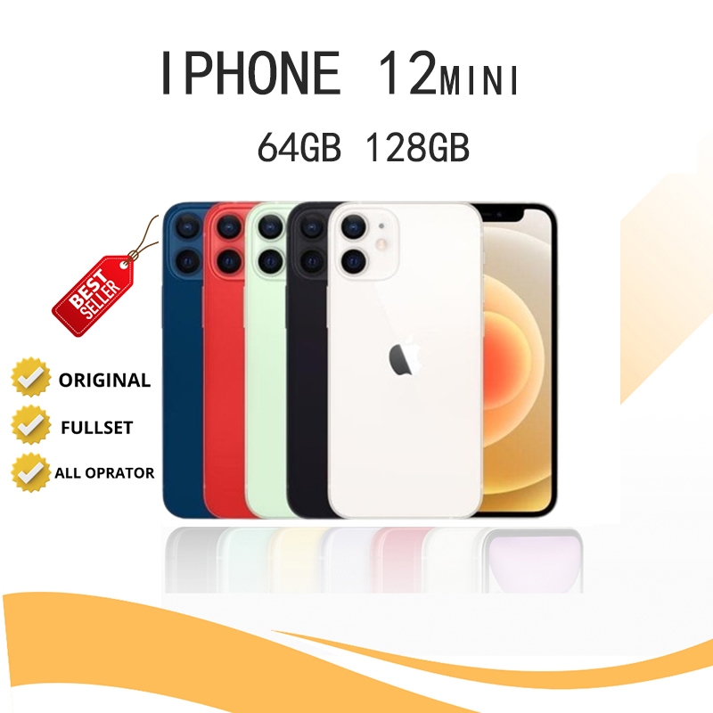 APPLE IPHONE 12MINI64GB/128GB HP2MINI FULLSET SECOND ORI LIKE NEW BergaransiTerpercaya second origin