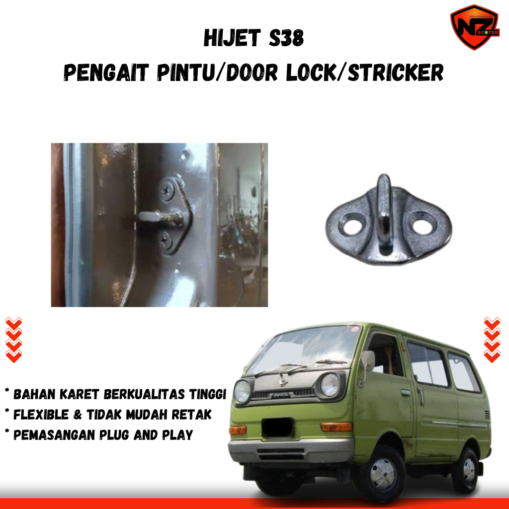 Door Lock Pintu Daihatsu Hijet S38 | Kunci Pintu Mobil Hijet S38 | Sparepart Pintu