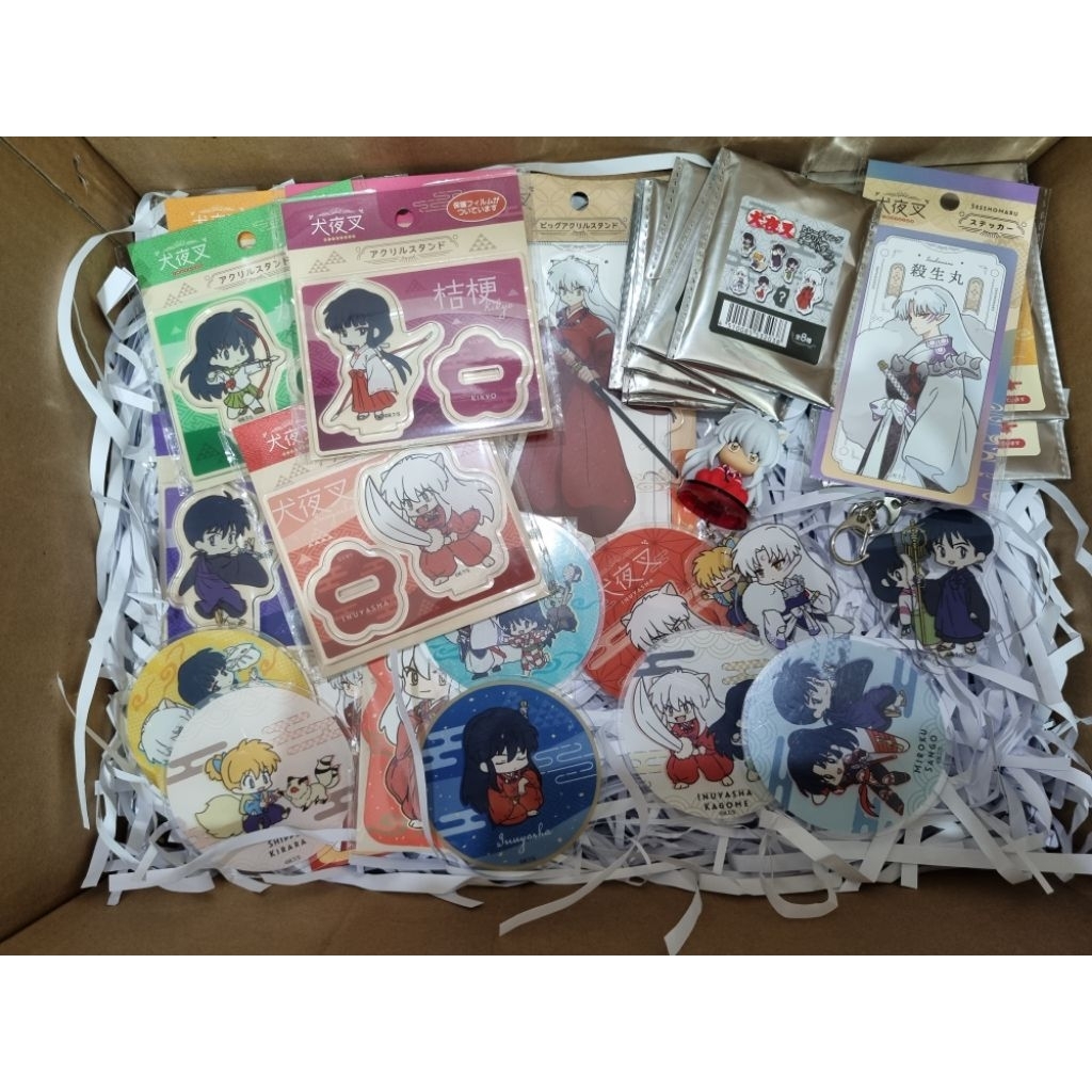 inuyasha sesshoumaru kagome shippo miroku sango rin jaken acrylic standee coaster