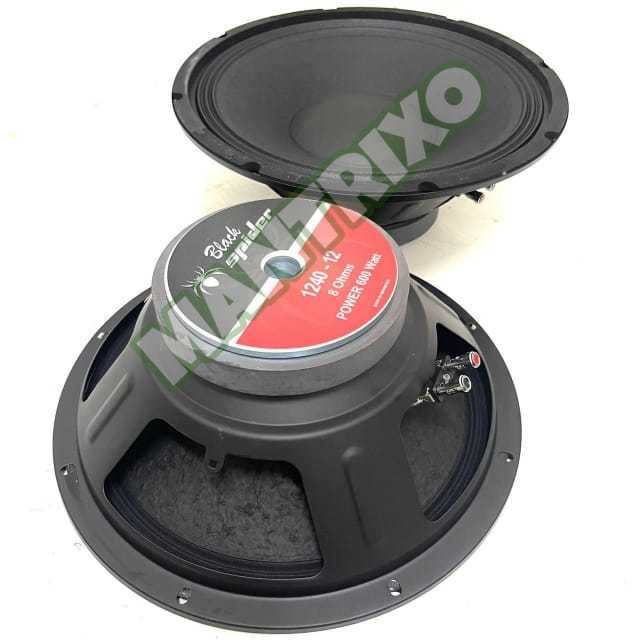 Speaker Komponen BlackSpider 1240 12inch 600watt Original Speaker Componen Black spider BS 1240 bs12