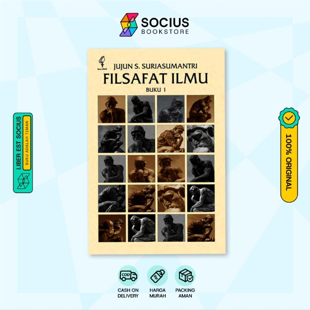 BUKU FILSAFAT [ ORIGINAL ] FILSAFAT ILMU - JUJUN S. SURIASUMANTRI - OBOR - SOCIUS BOOKSTORE