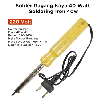 solder 40 watt plastik/pvc soldering iron Jual Harga Alat Solder. Original Ori Solderan Terbaru Terb