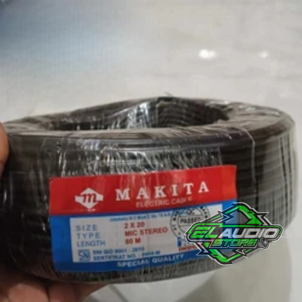 Kabel Mic / Microphone MAKITA Stereo L2T-2S Lemas Kualitas Original