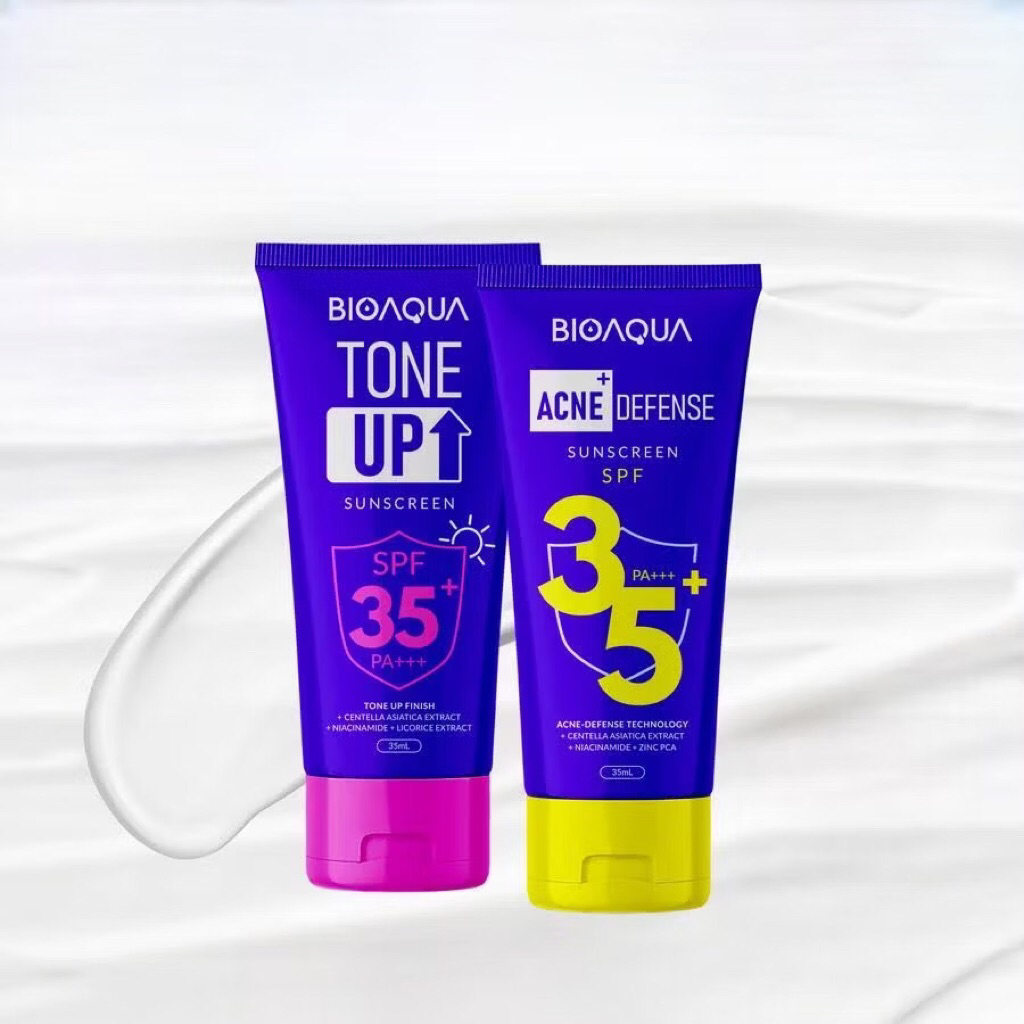Bioaqua Sunscreen SPF35+++ 35g | Tone Up | Acne Defense