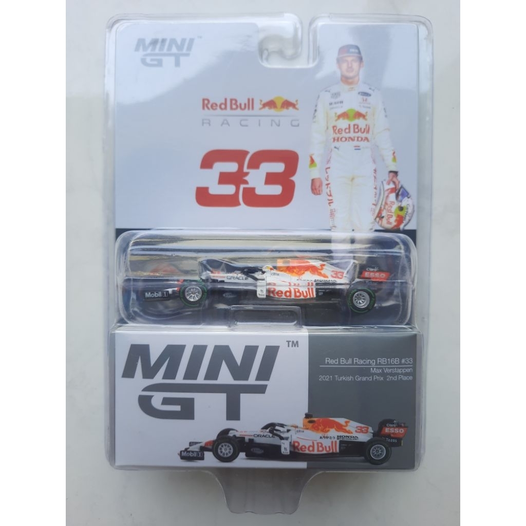 Mini GT Formula 1 Max Verstappen Red Bull GP Turkish