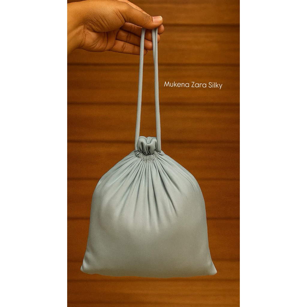 mukena polos zahra silky