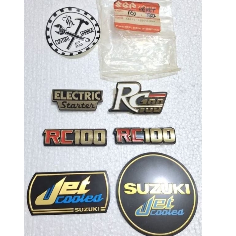 EMBLEM SUZUKI RC100 ORIGINAL SGP