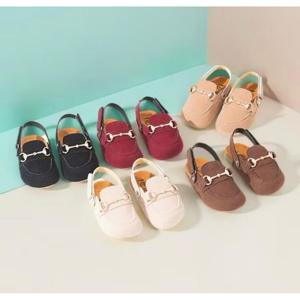 Sepatu Sandal Anak AntiSlip Bustong Clogs Laki Laki Perempuan Usia 1 Sampai 7 Tahun Azalea 01