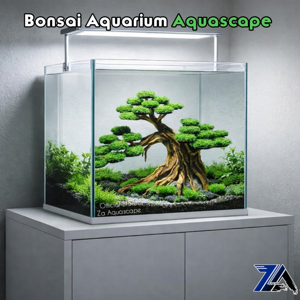 Bonsai Aquascape rumput sintetis - pohon bonsai aquarium Aquascape
