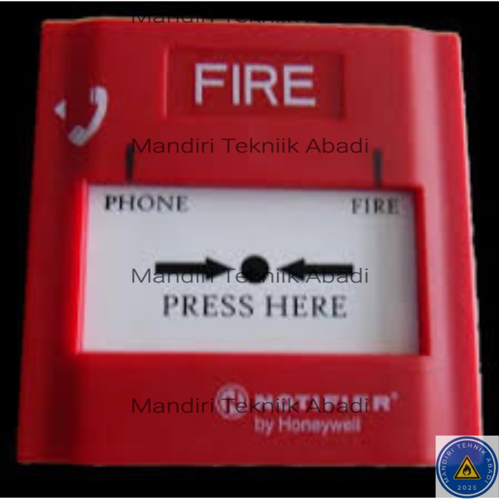 Notifier Manual Break Glass Push Button w/Jack Phone Addressable FSM500K/T(E)