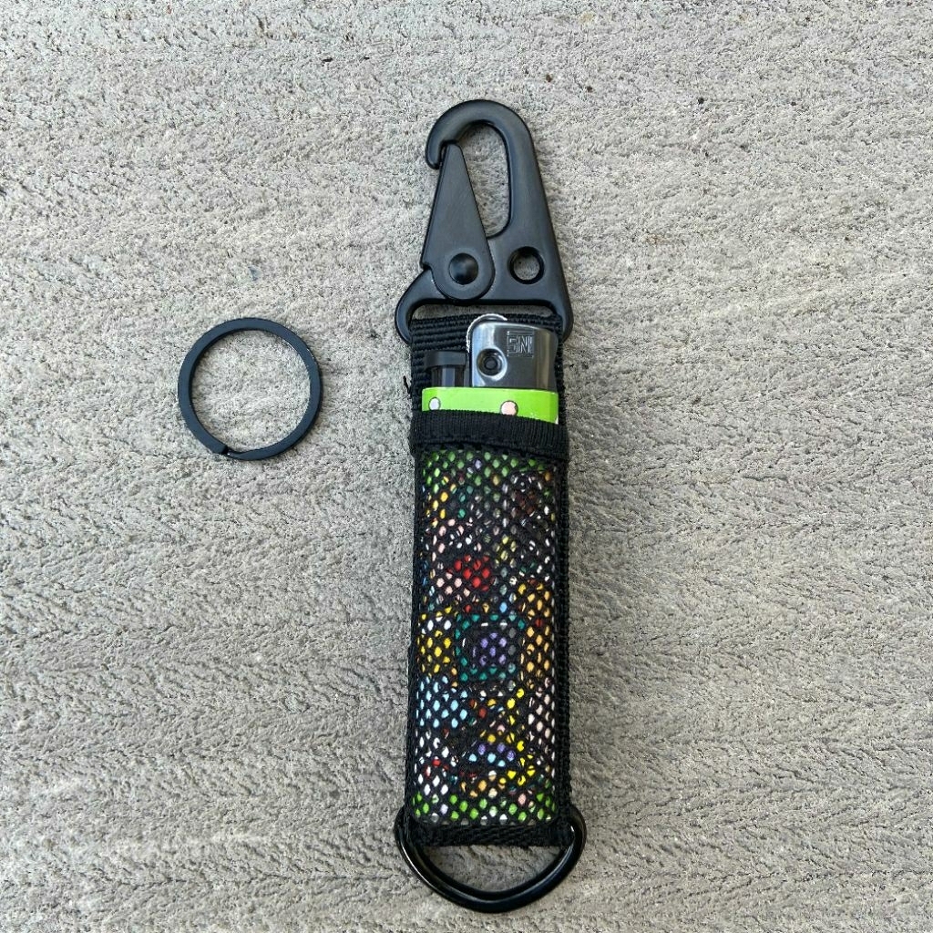 Keychain Sarung Korek Api Unik Straps Webbing - Sarung Korek Cricket Tokai