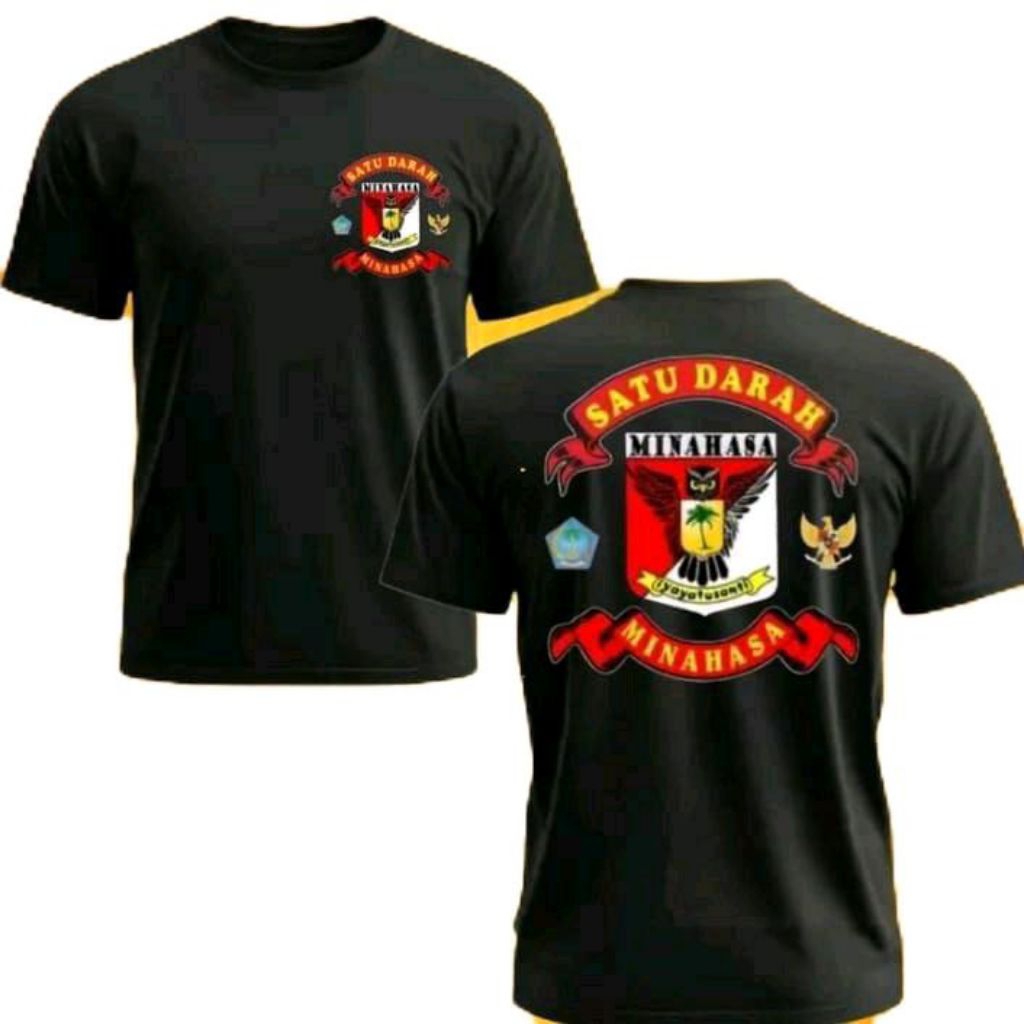 Kaos T-shirt SATU DARAH MINAHASA Kaos Distro viral unisex