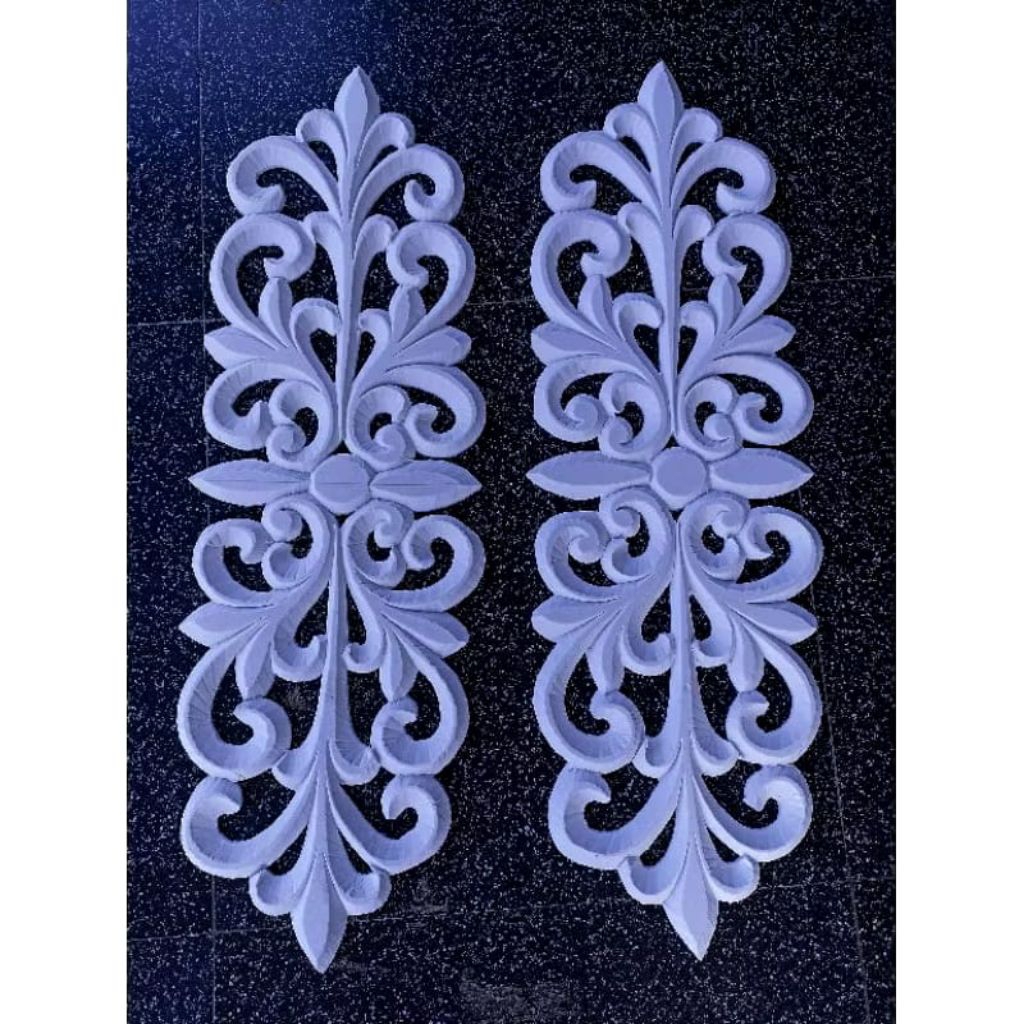 Ukir Spon Karet Ornamen tiang dekorasi