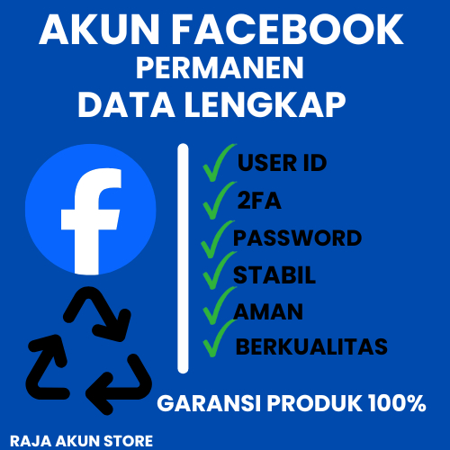 AKUN FB2FA PERMANEN KUAT BERGARANSI