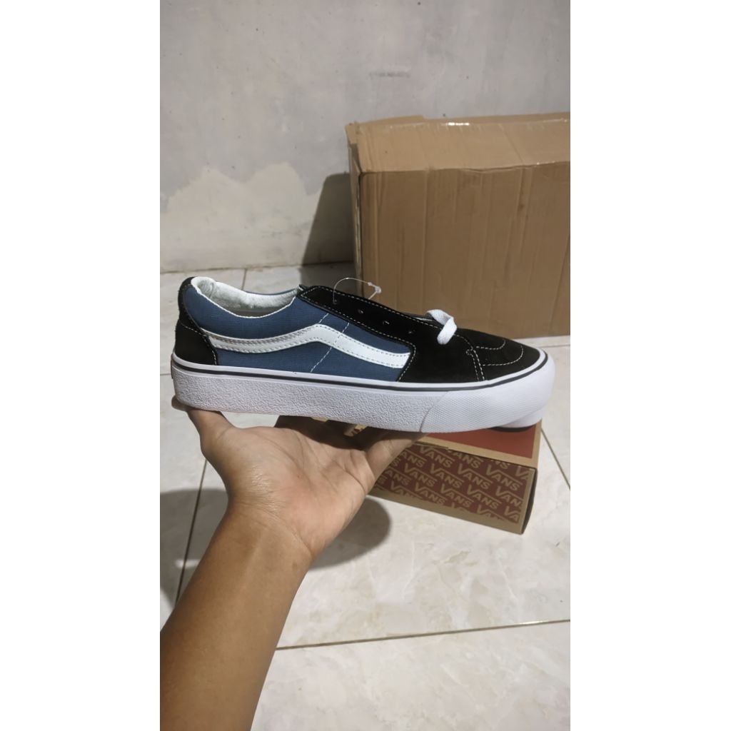 vans second sk8 low classic navy