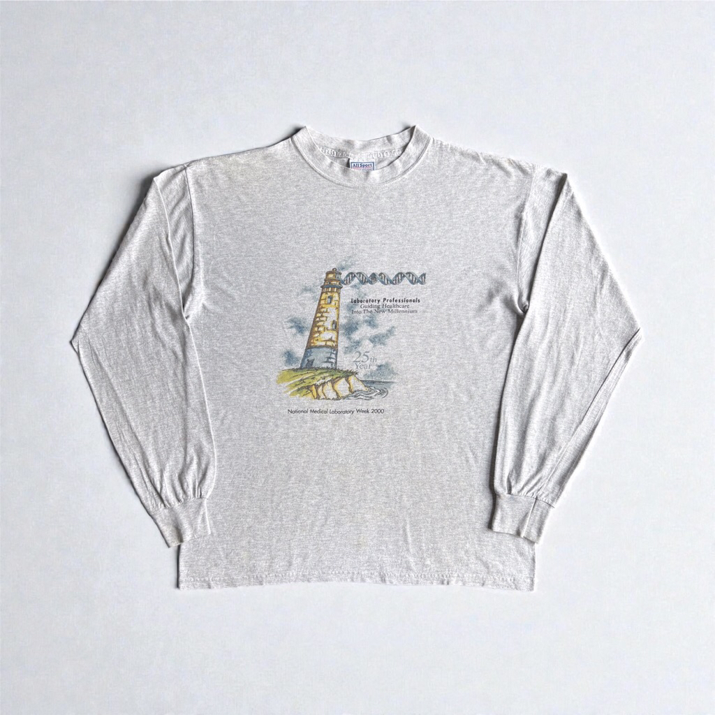 Kaos Vintage Art Grafik Mercusuar 2000 Allsport