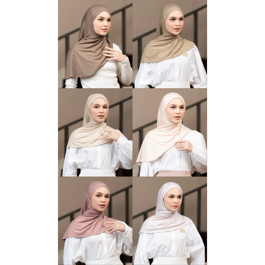 TERLARIS KLAMBY SCARF LONDON/MONOGRAM/CHAIN/BUNNA PASHMINA INSTAN