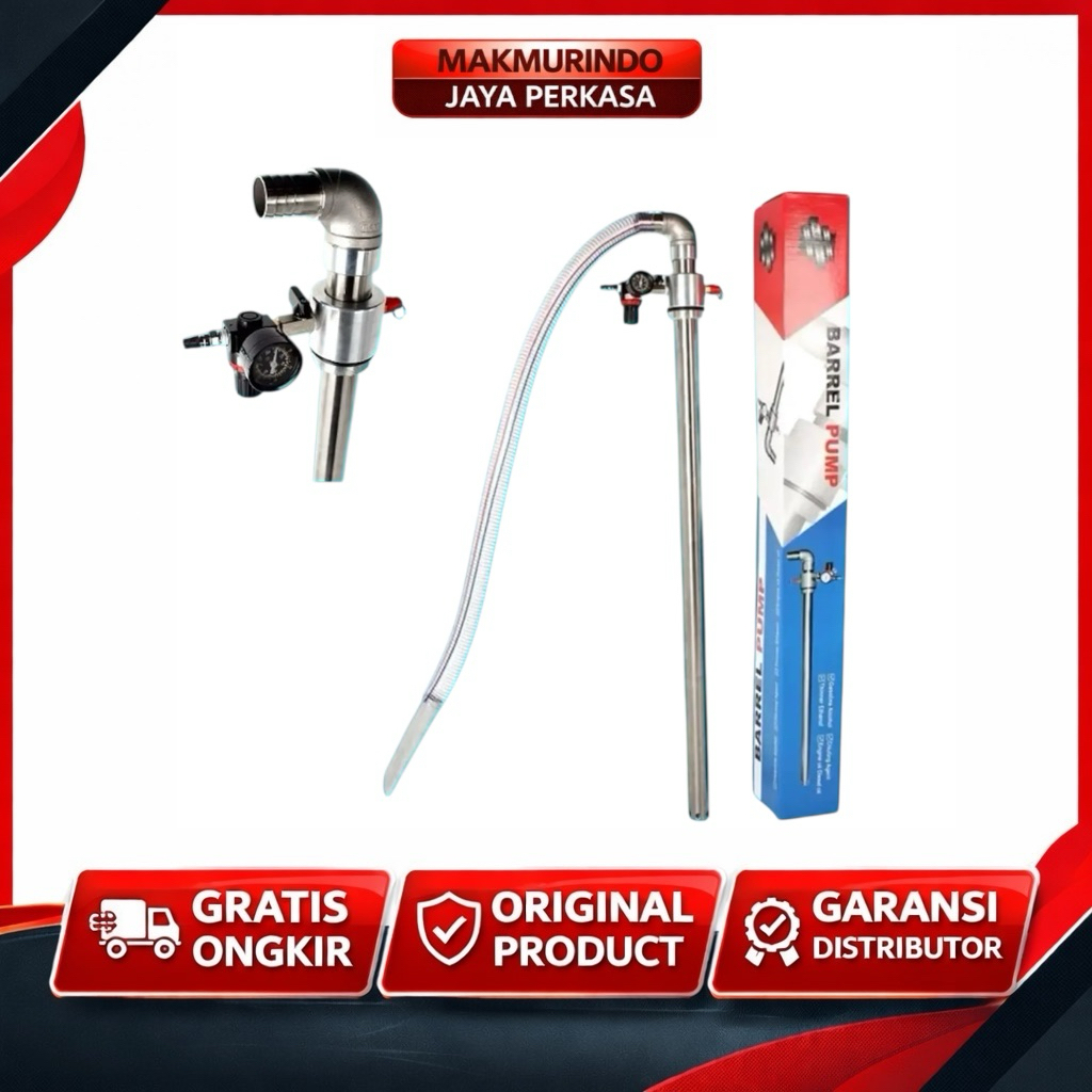 Barrel pump pneumatic stainles 304 pneumatic drum pump sus 304 40mm