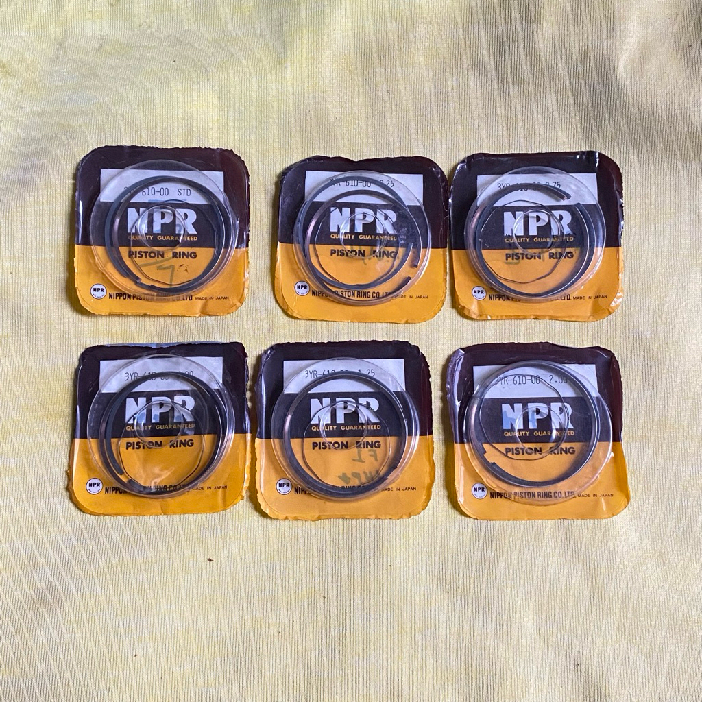 ring seher ring piston Yamaha force 1 f1 Fizr os STD 25 75 100 125 200 NPR LAWAS