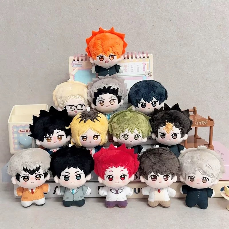 [READY] Haikyuu Plush Keychain Merchandise Kageyama Hinata Bokuto Sugawara Nishinoya Kuroo Kenma Oik