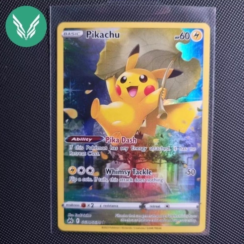 Pikachu AR / IR Pokemon TCG English Crown Zenith GG30