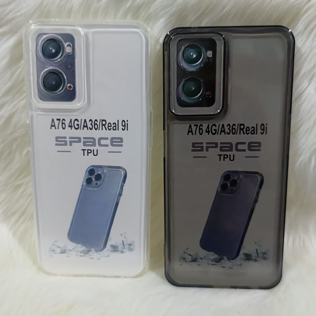 SoftCase Casing Clear Oppo A76 4G/A96 4G Silikon Bening Trasaparan TPU Space