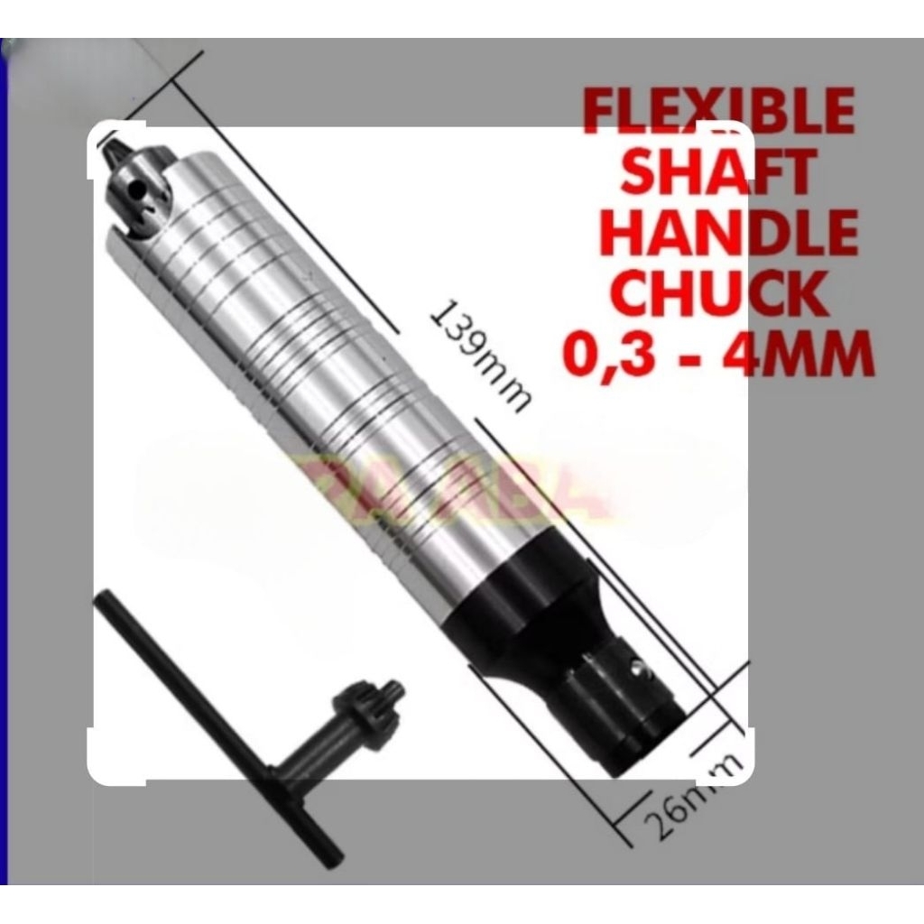 Flexible Shaft Handle Chuck 0,3-4mm GRINDER