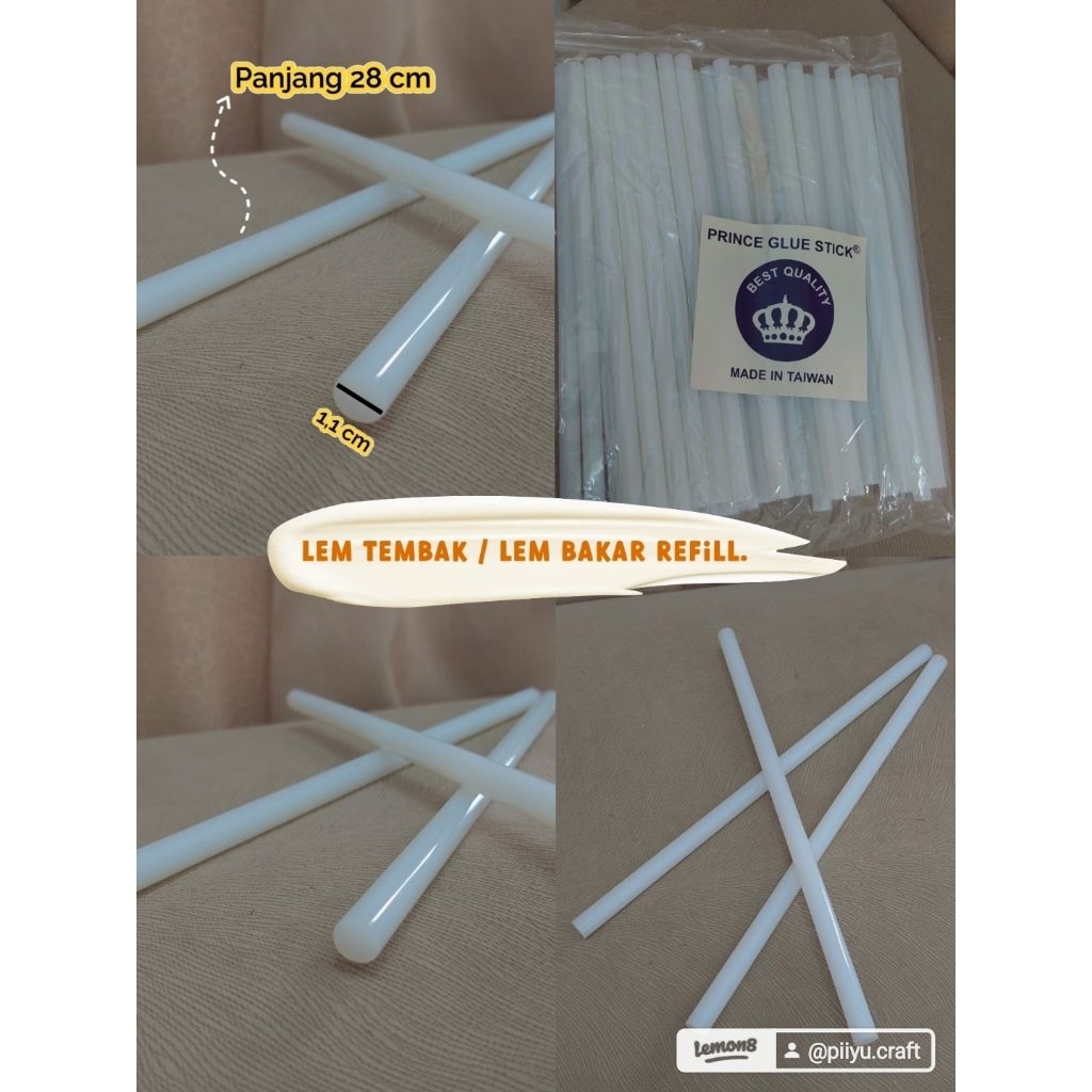 LEM TEMBAK BESAR PANJANG 28CM / LEM STIK BESAR PANJANG 28CM/ Lem bakar / Lem tembak eceran /Lem Refi