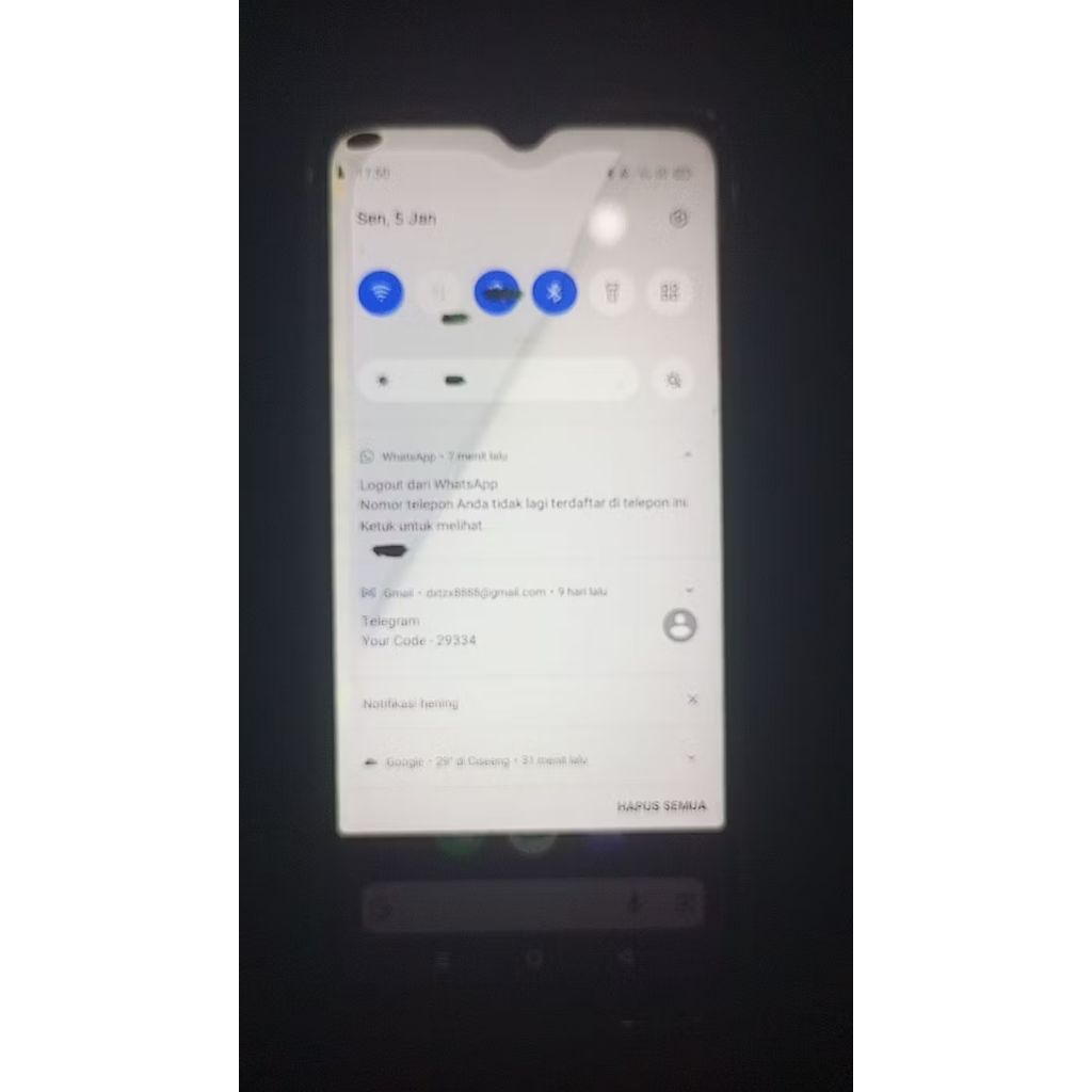 Lcd frame ori realme 5 minus