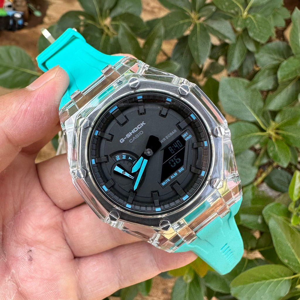 ga-2100 oak gshock ga2100 custom g-shock ga-2100 custom oak new fullset