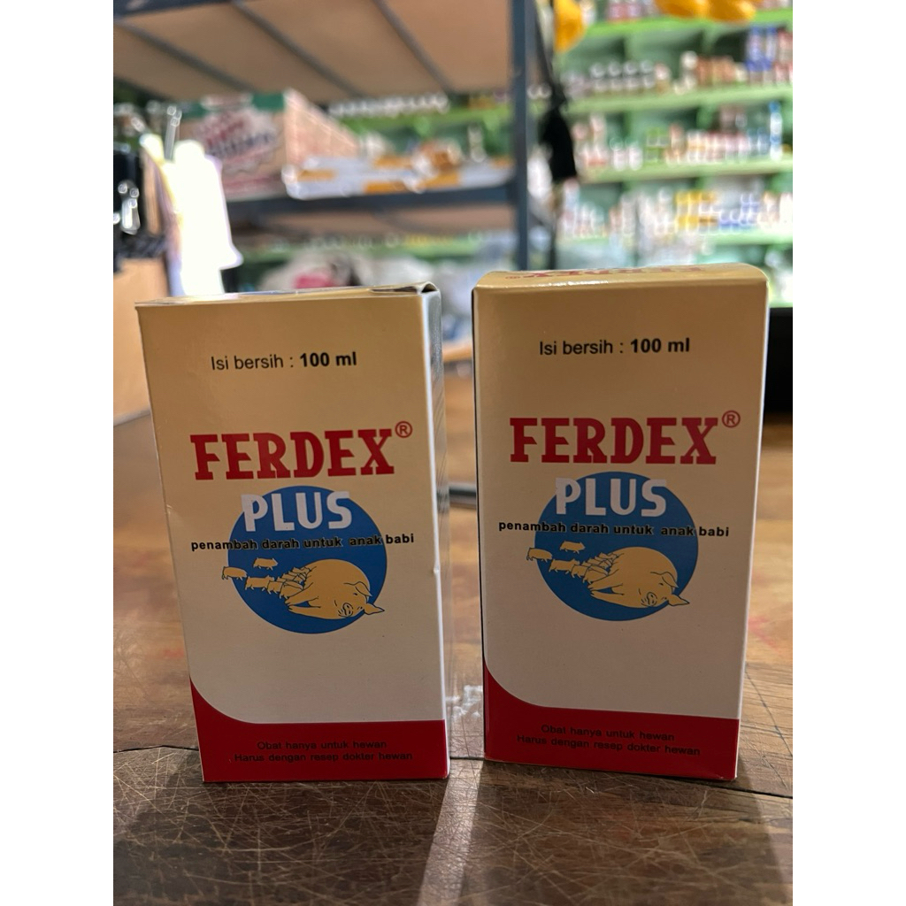 Ferdex Plus 100ml - Obat Penambah Darah untuk Anak Babi dengan B Kompleks