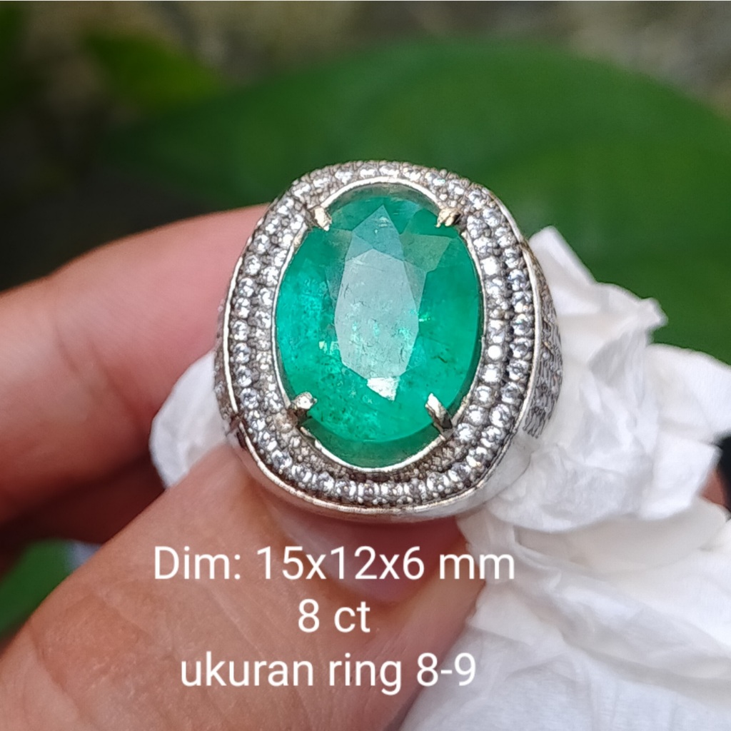 BATU ZAMRUD COLOMBIA SUPER ASLI NATURAL WARNA BAGUS cek batu lainnya yaman api wulung opal bacan per